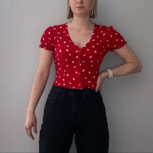 Aritzia Sunday Best Crop Top Size 4